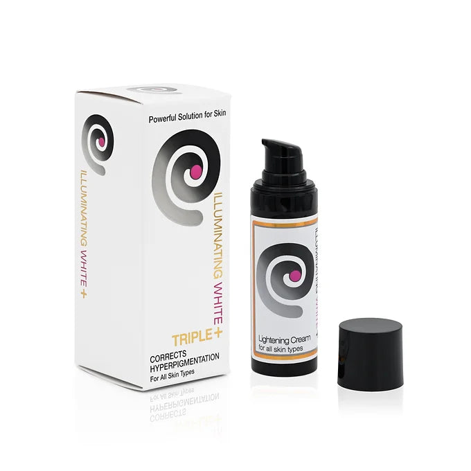 ILLUMINATING WHITE professional skin brightening treatment for hyperpigmentation box and bottle