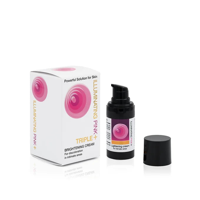 ILLUMINATING PINK professional skin brightening treatment for intimate-area discoloration box and bottle