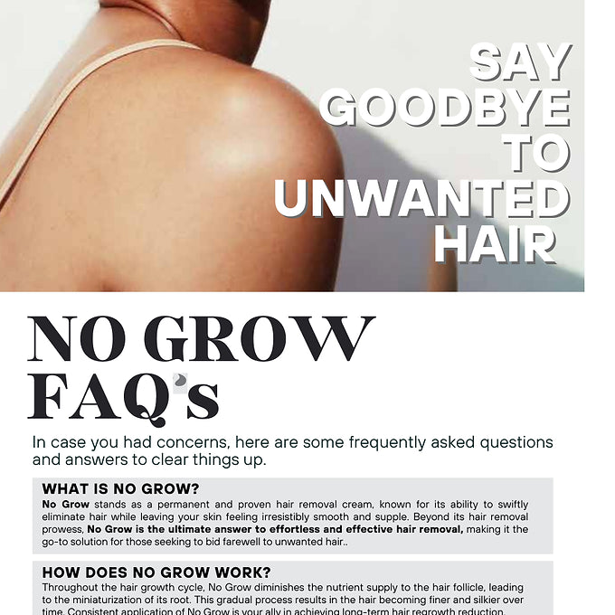 No Grow Rack Cards - 2-sided