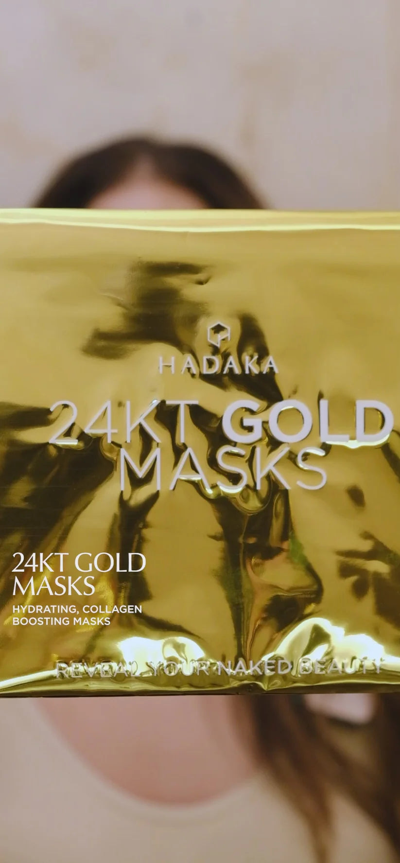 24K Gold Collagen Mask Trio – Face, Eyes & Lips
